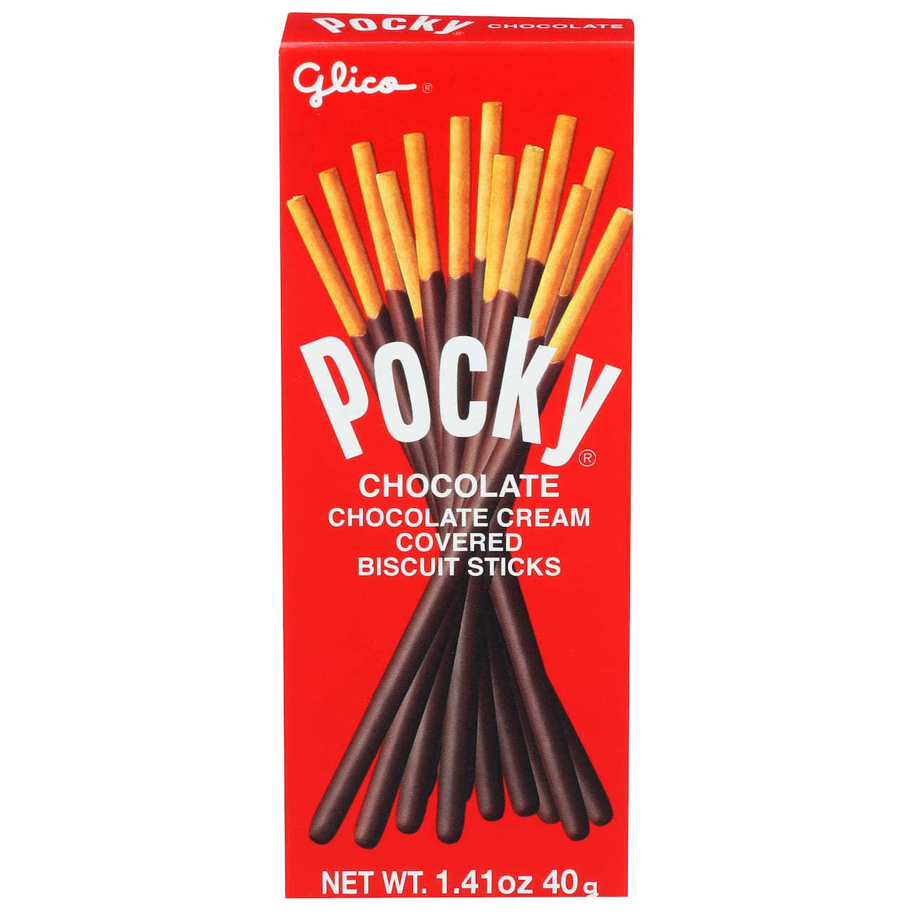 Glico Pocky Chocolate Cream Covered Biscuit Sticks